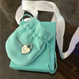 Tiffany & Co. Heart Padlock Lock Charm Pendant